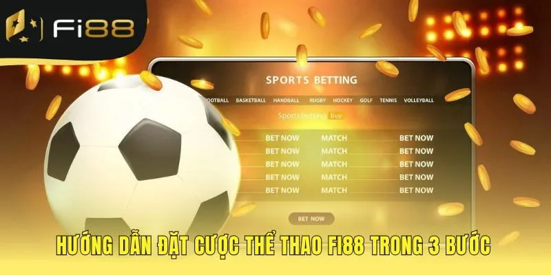 Đặt cược tại thể thao FI88 dễ dàng qua ba bước đơn giản